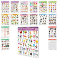 My First ALL IN ONE SPIRAL CHART (ENGLISHHINDI) 6 : Early Learning Chart Book Collections, Chart Book With 16 Topics, gift for 