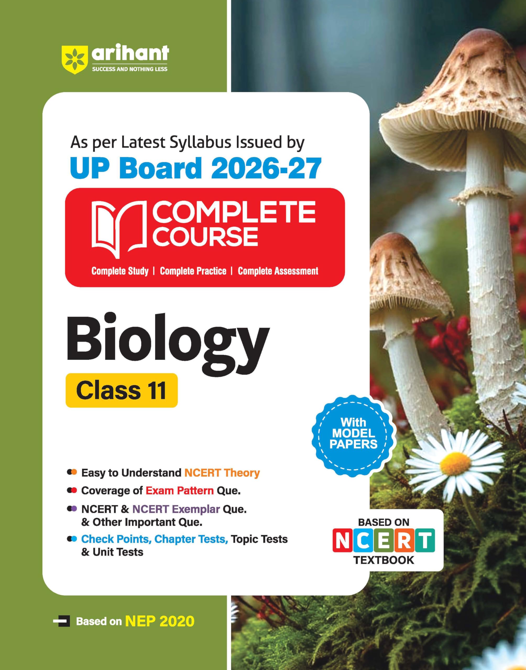Arihant UP Board 202627 Complete Course Biology Class 11 | Based on NCERT Textbook | NEP 2020 | Chapter Tests, Topic Tests and 