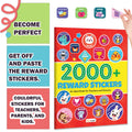 2000+ Reward Stickers : Children All In One sticker Book, All in one Educational sticker books, Sticker Book for Teachers and Pa