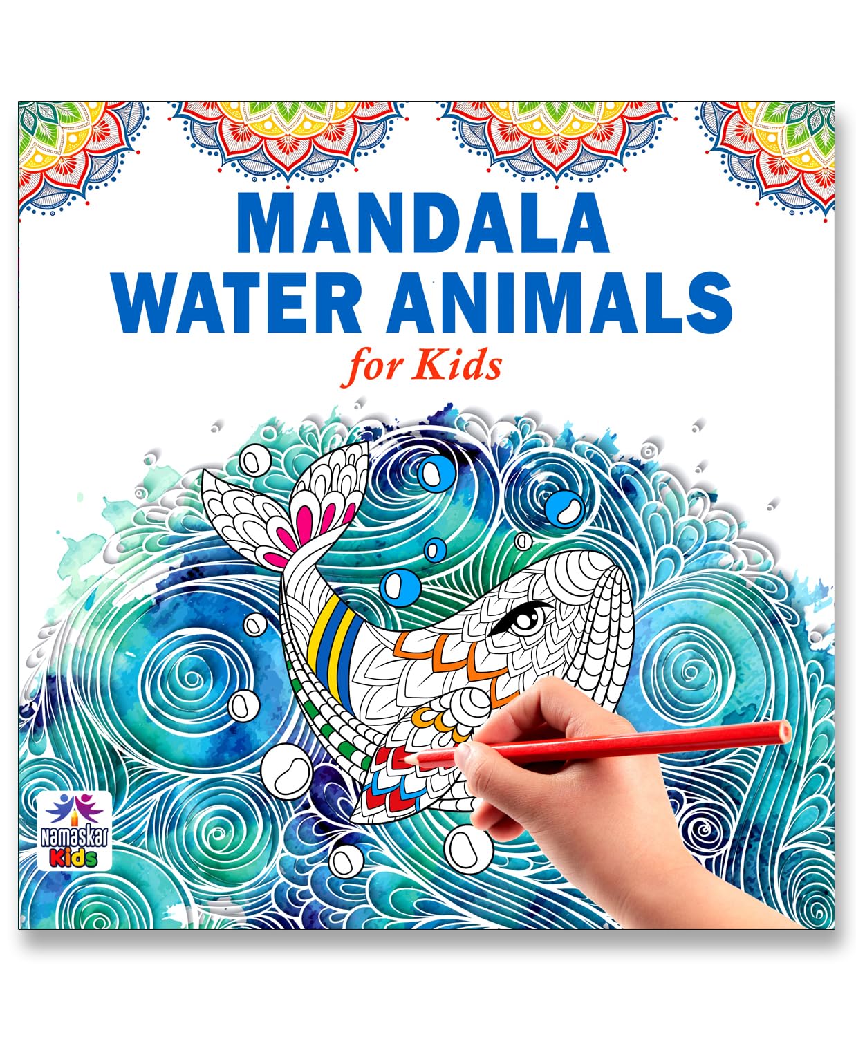 Mandala Sea Animals Art Coloring Book for Kids | 30 OceanThemed Mandala Designs to Enhance Art Coloring, Drawing & Focus | High