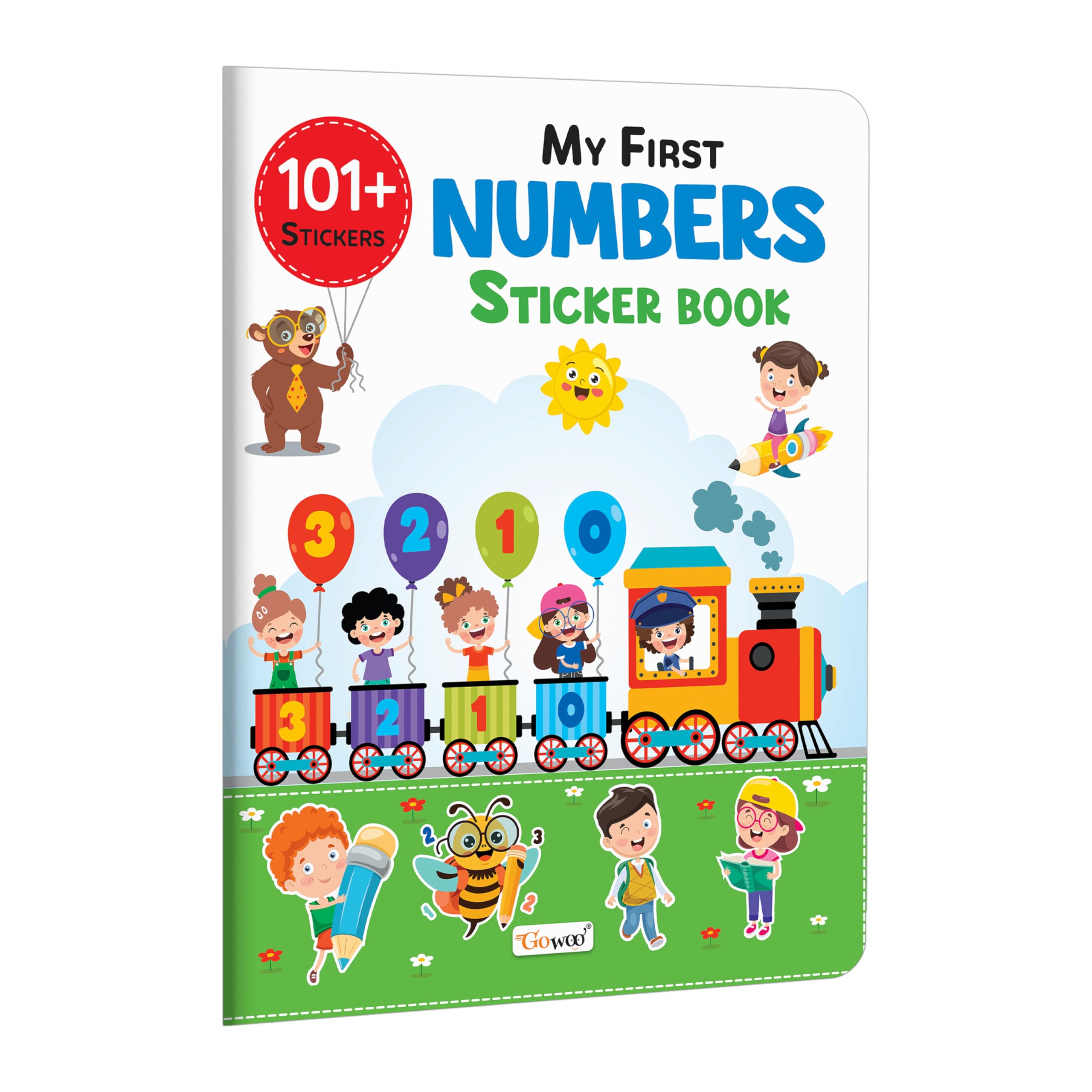 My First Numbers Sticker Book: Counting with Stickers, Learning Adventures with 101+ stickers, Numerical Fun for Kids for kids a