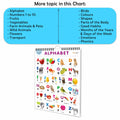 My First ALL IN ONE SPIRAL CHART : Chart For Children, Learning Chart For Kids, Early learning Chart With 16 Topics