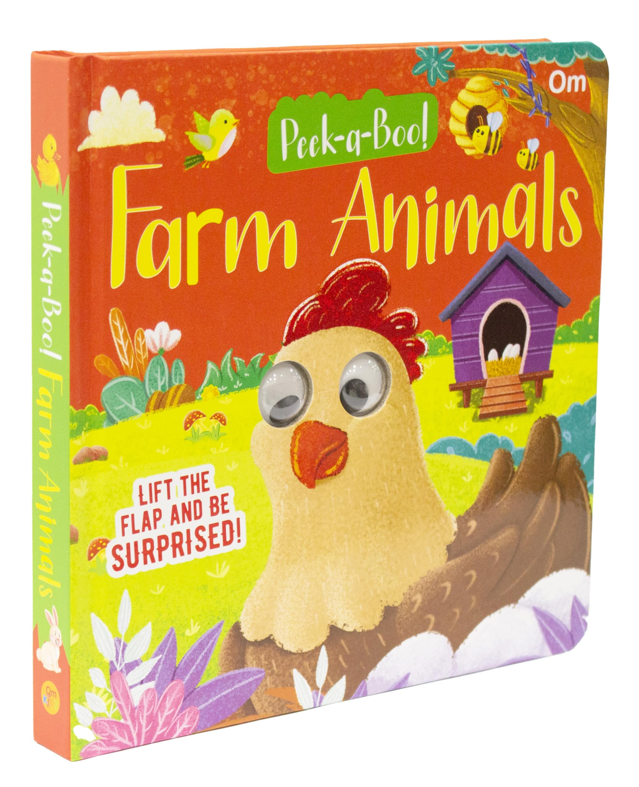 PeekABoo! Farm Animals Board Book for Children: Lift the Flap Fun Book for Babies & Toddlers | Interactive Early Learning | Li