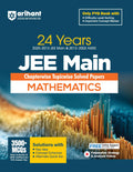 Arihant 24 Years JEE Main Mathmatices Chapterwise Topicwise PYQ with 3500+ MCQ | Verified Answer by NTA, Solution with Key Idea,