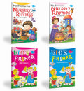 My Favourite Nursery Rhymes For Junior Kg And Senior Kg | Kids Primer Hindi Sanskaran And English Medium | Pack Of 4 Books [Pap