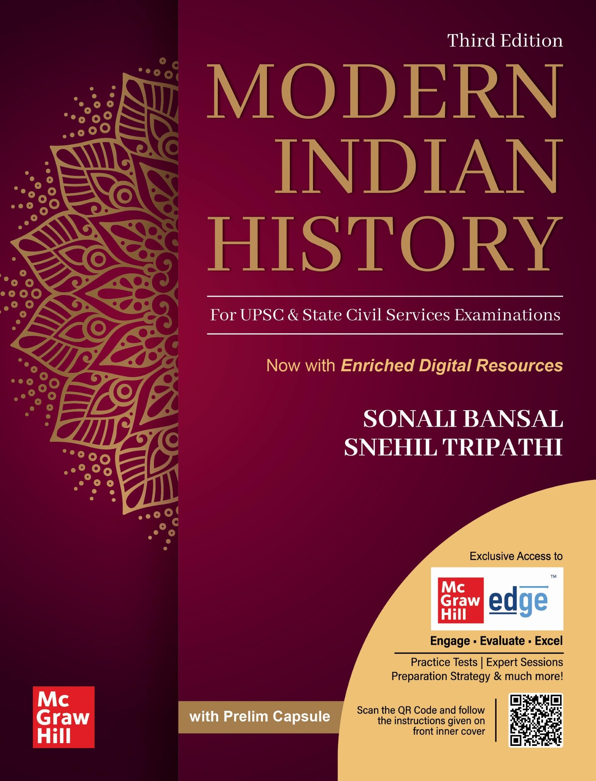 Modern Indian History, 3e for UPSC 2026 by Snehil Tripathi & Sonali Bansal | Chapterwise Solved Previous Years Questions (PYQs