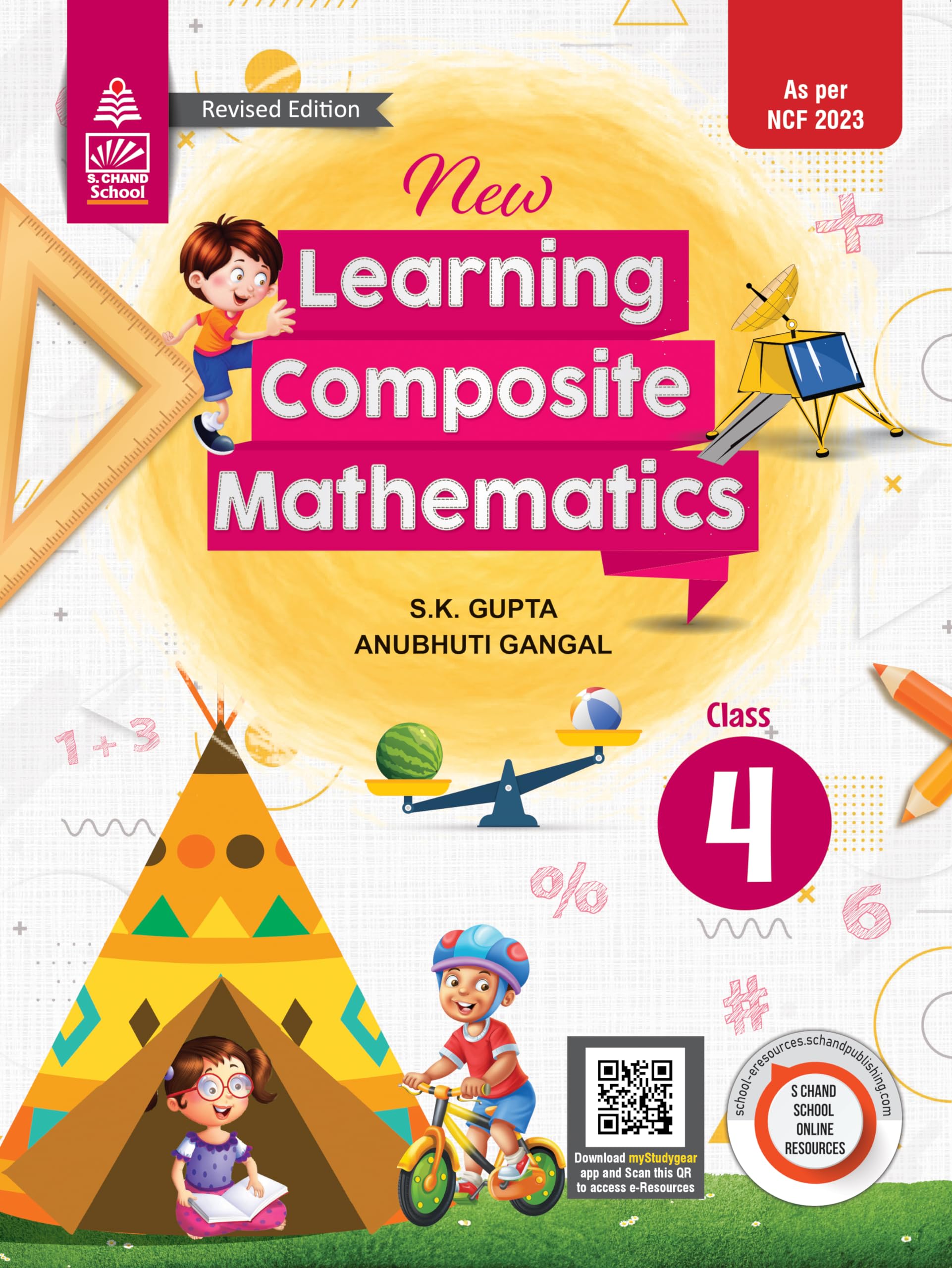 New Learning Composite Mathematics Class 4  by S.K. Gupta & Anubhuti Gangal (202425 Examination)