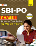 GKP SBI PO 2025 : Probationary Officers Phase I  Booster Test Series  15 Mock Tests (Questions, Answers & Explanations)| Sta