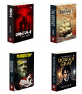 Dracula, The Odyssey, Frankenstein and The Picture of Dorian Gray : Classic Literature Gift Set, gothic horror classics combo, 