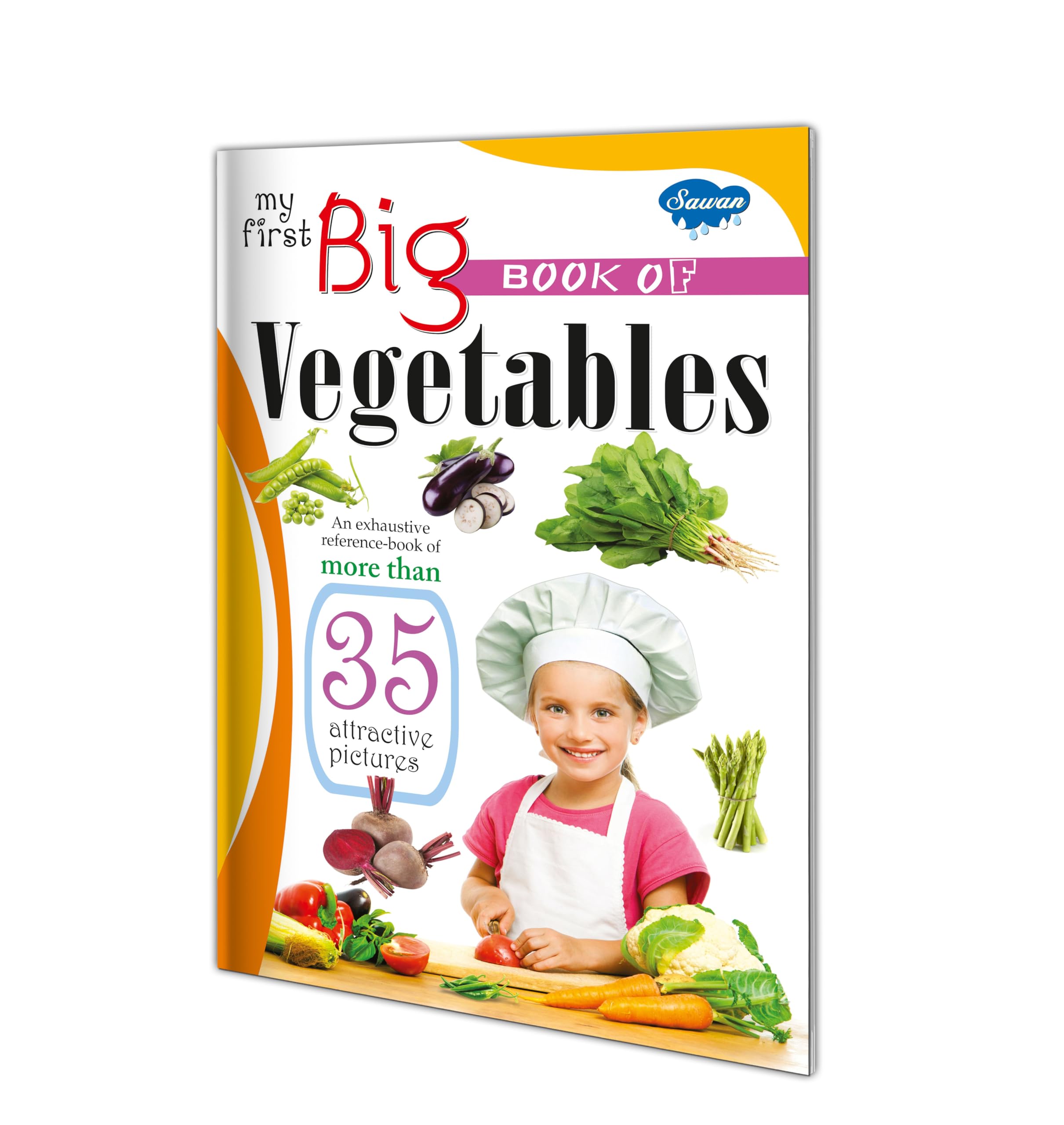 My First Learning Big Book Of Vegetables | Educational Book By Sawan
