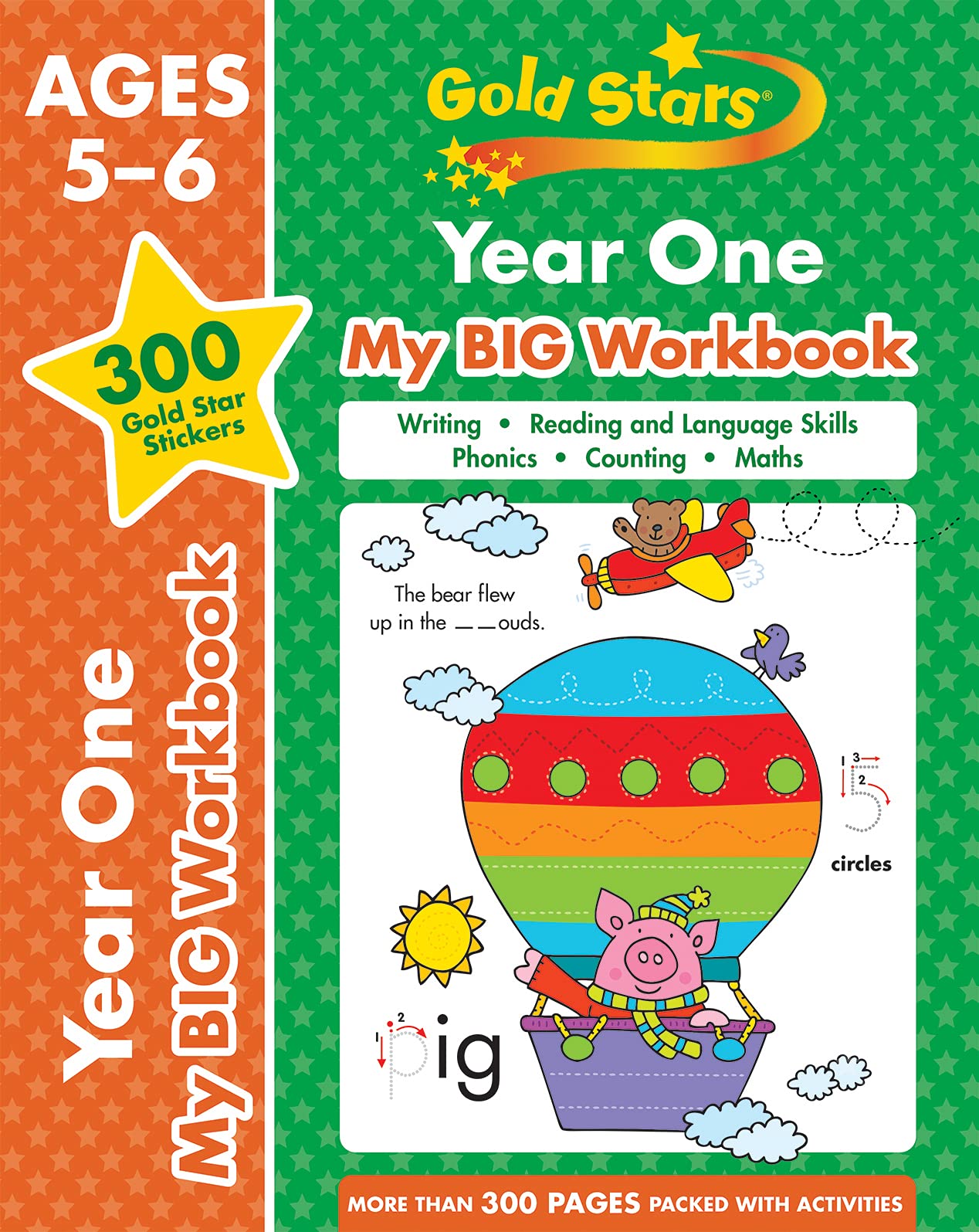 Gold Stars Year One My Big Workbook (Includes 300 Gold Star Stickers