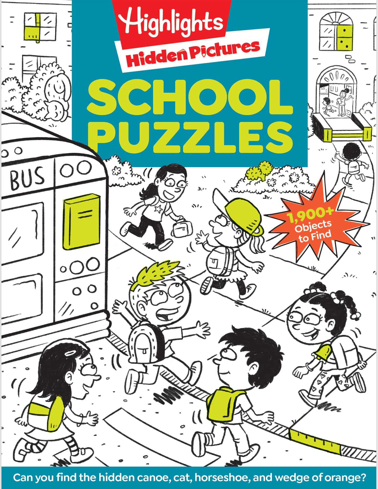 School Puzzles: Activity Book for Kids 6 and Up with Over 100 Puzzles Featuring Classrooms, Field Trips and More, Search and Fin