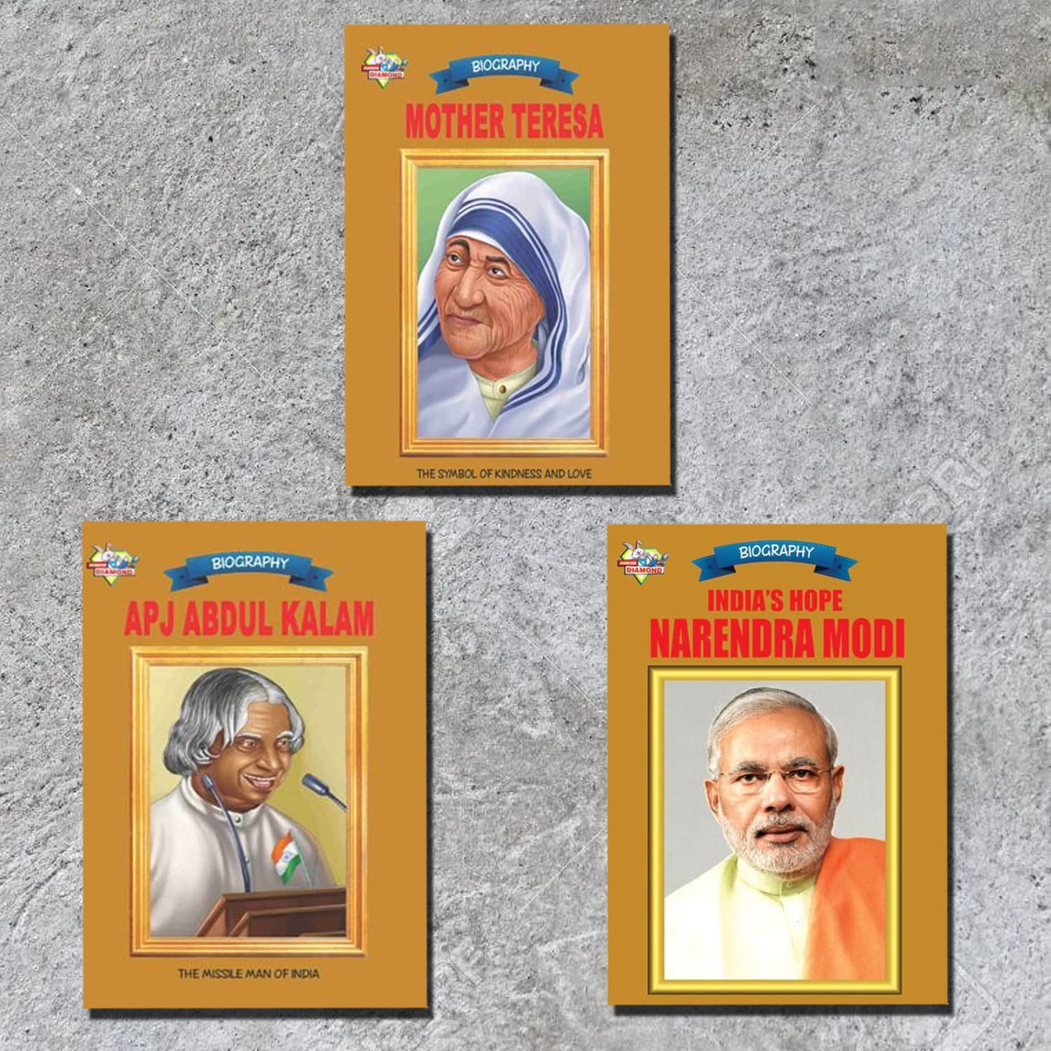 Famous Personalities From India | Set Of 3 Books | Mother Teresa + Apj Abdul Kalam + IndiaS Hope Narender Modi