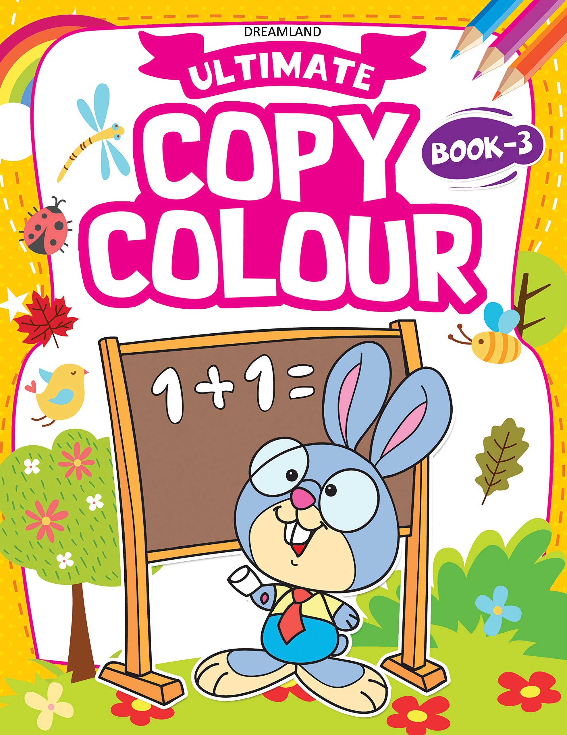 Ultimate Copy Colour Book 3 For Kids Ages 26  Fun JumboSize Colouring Book With 80 Pages Of Creative Pictures | Develops Hand