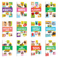 My First Book of Fruits, Birds, Flowers, Wild Animals and more : educational book for children, interactive books for toddlers,