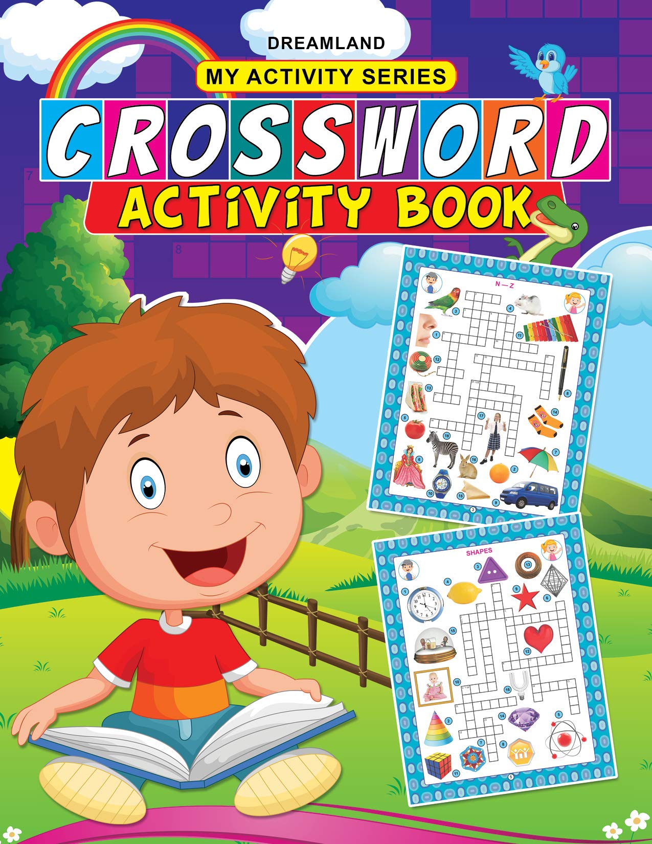 My Activity  Crossword Activity Book | Word Puzzle Workbook For Kids Ages 25 | Improve Spelling, Vocabulary, ProblemSolving And