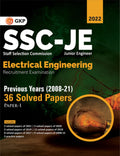 Ssc 2022 : Junior Engineers Paper I  Electrical Engineering  36 Previous Years Solved Papers (200821)