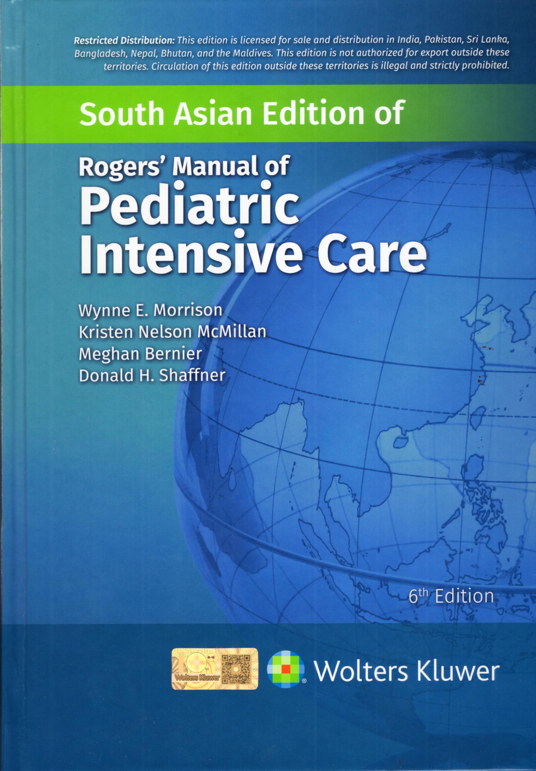 Rogers Manual Of Pediatric Intensive Care 6Ed (Sae) (Hb 2026)