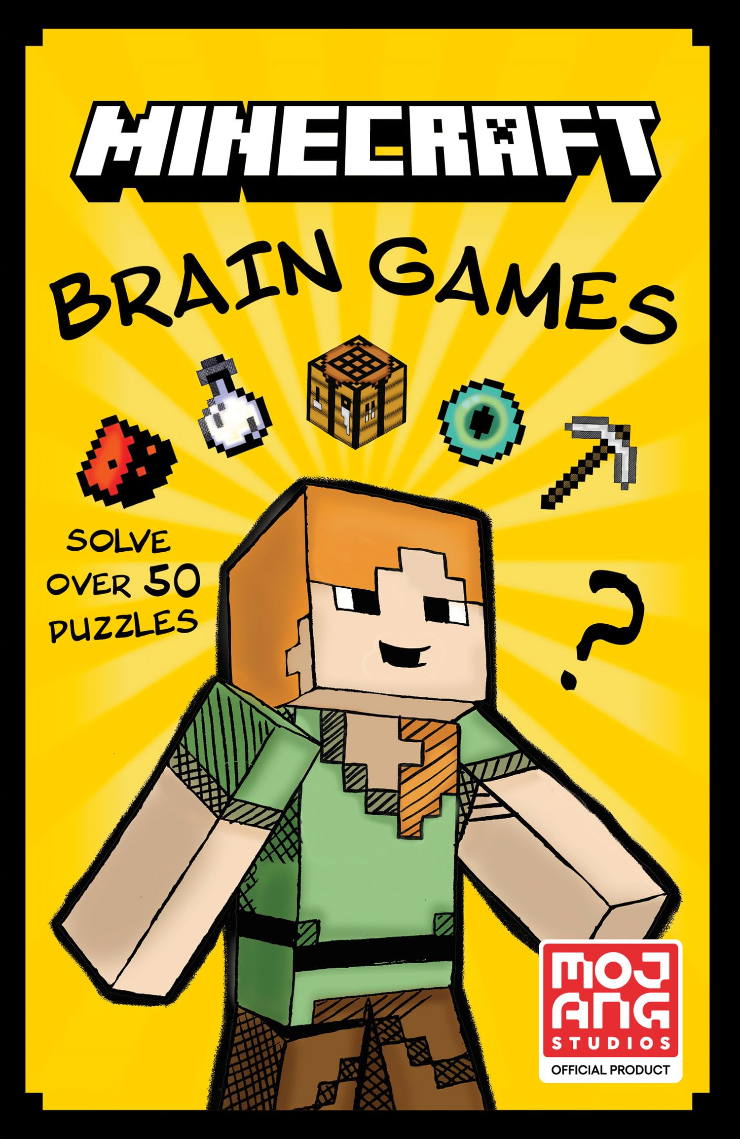 Minecraft Brain Games: An Official Illustrated Minecraft ChildrenS Puzzle Book  Perfect For Kids Into Video Games Aged 7, 8, 9, 