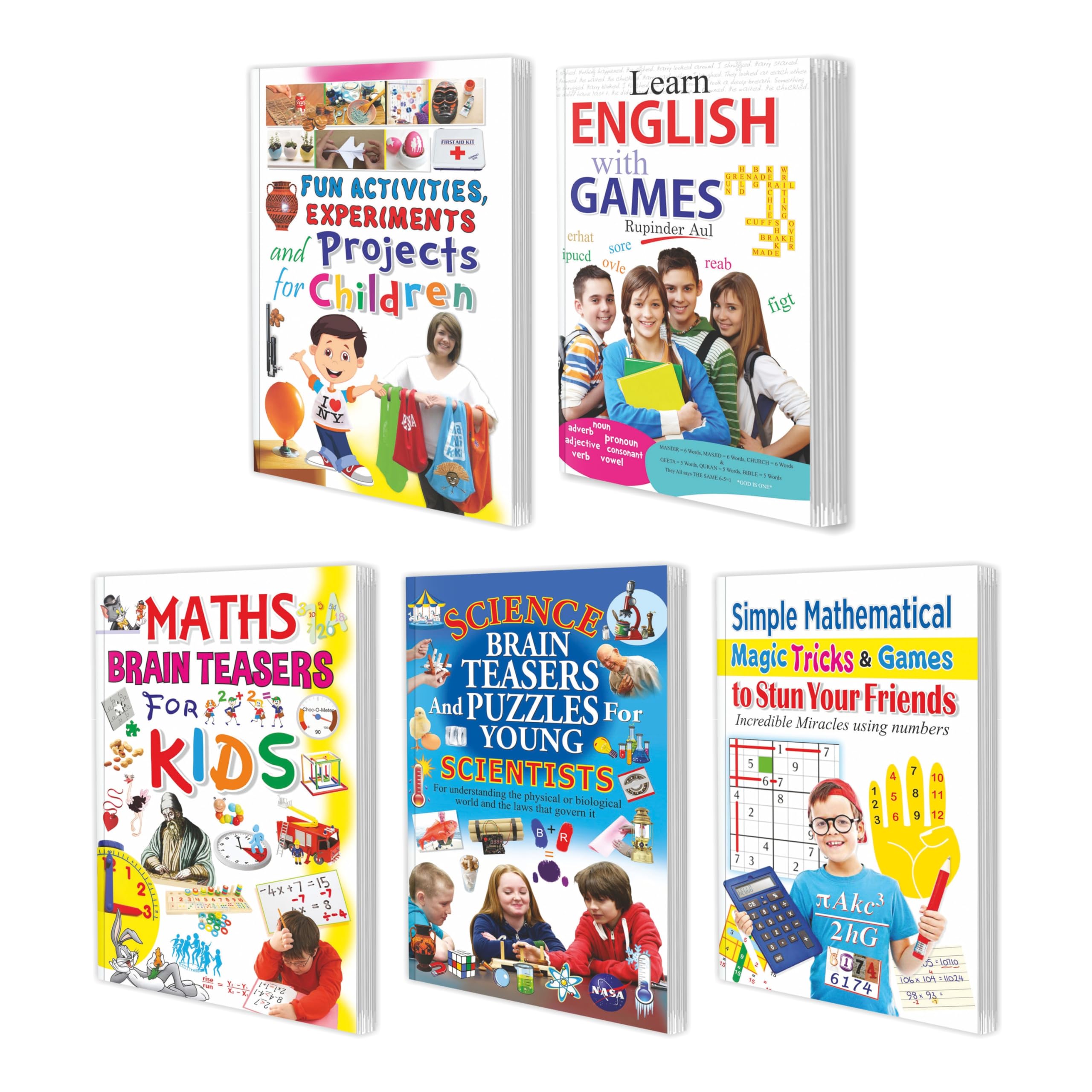 Self Improvement Fun Activities With Learning | Set Of 5 Books