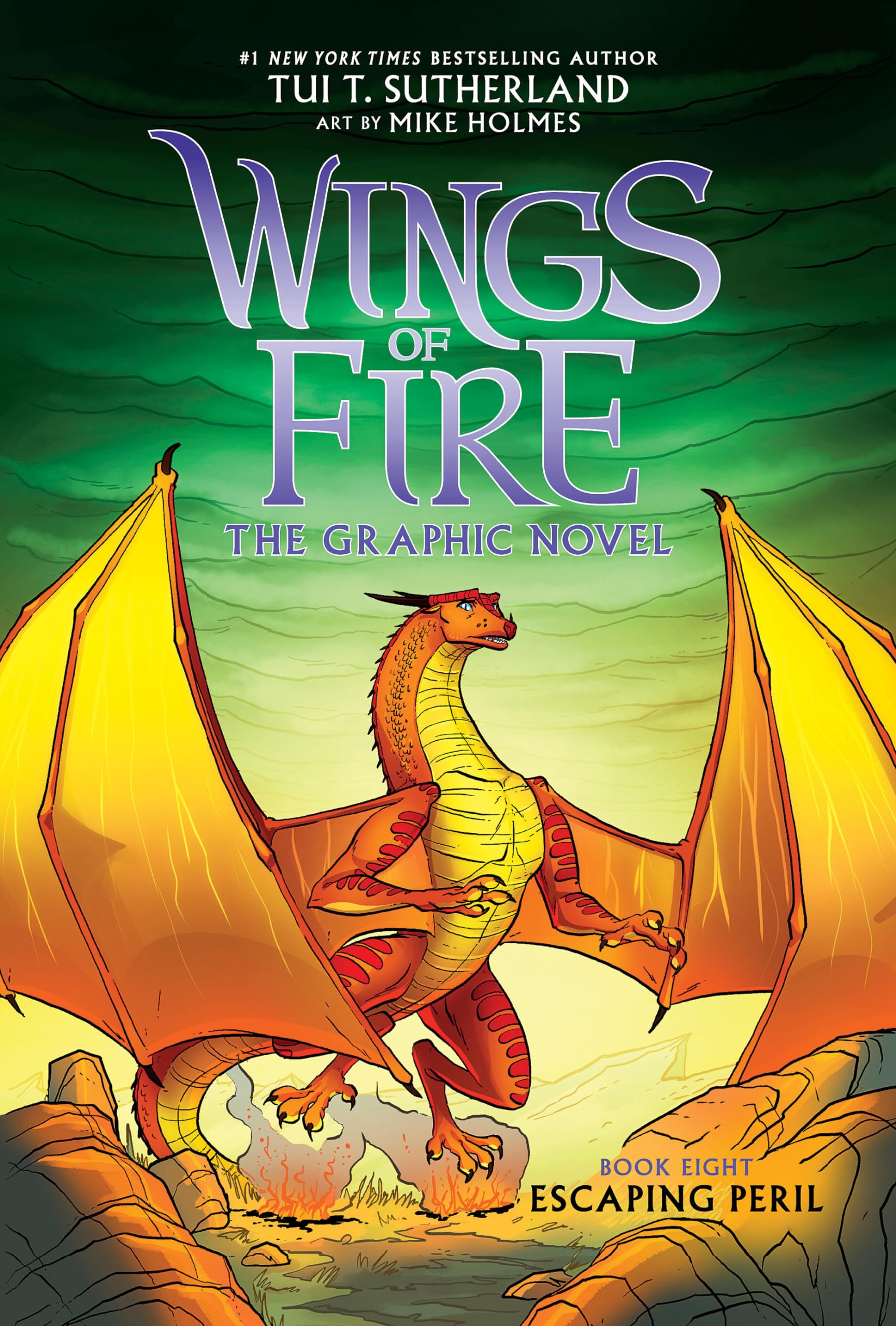 Escaping Peril: A Graphic Novel (Wings of Fire Graphic Novel #8) (Wings of Fire Graphix)