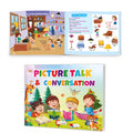 Picture Talk & Conversation: Kids Activity Book  picture based oral learning book, early speech development activity book, ima