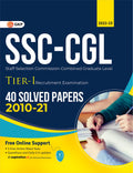 Ssc 2023 : Combined Graduate Level Tier I  40 Solved Papers (20102021)