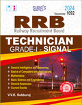 SURAS RRB Technician Grade  I  Signal Exam Book Guide in English Medium  Latest Updated Edition 2024