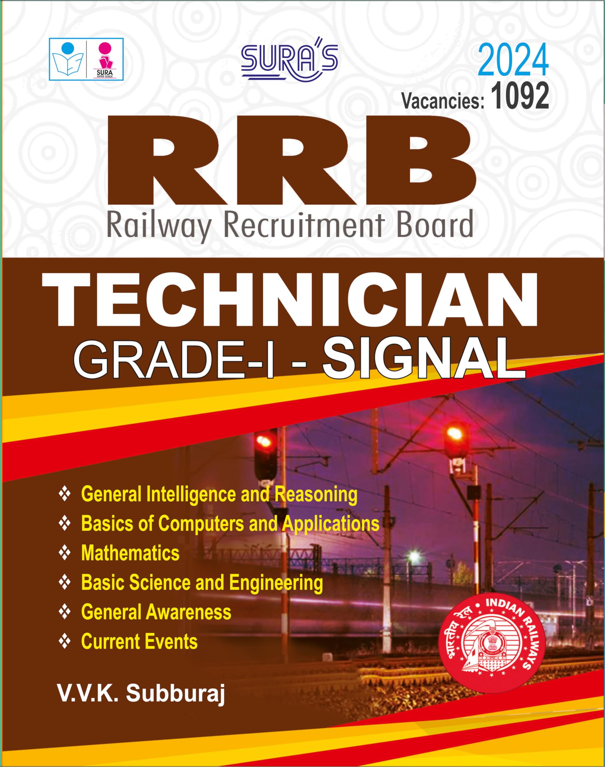 SURAS RRB Technician Grade  I  Signal Exam Book Guide in English Medium  Latest Updated Edition 2024