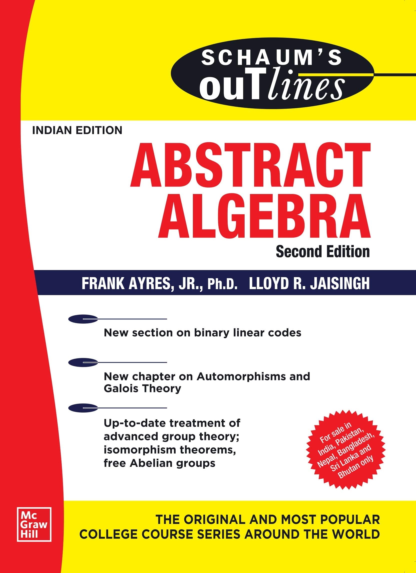SCHAUMS OUTLINE OF ABSTRACT ALGEBRA / 2ND EDITION