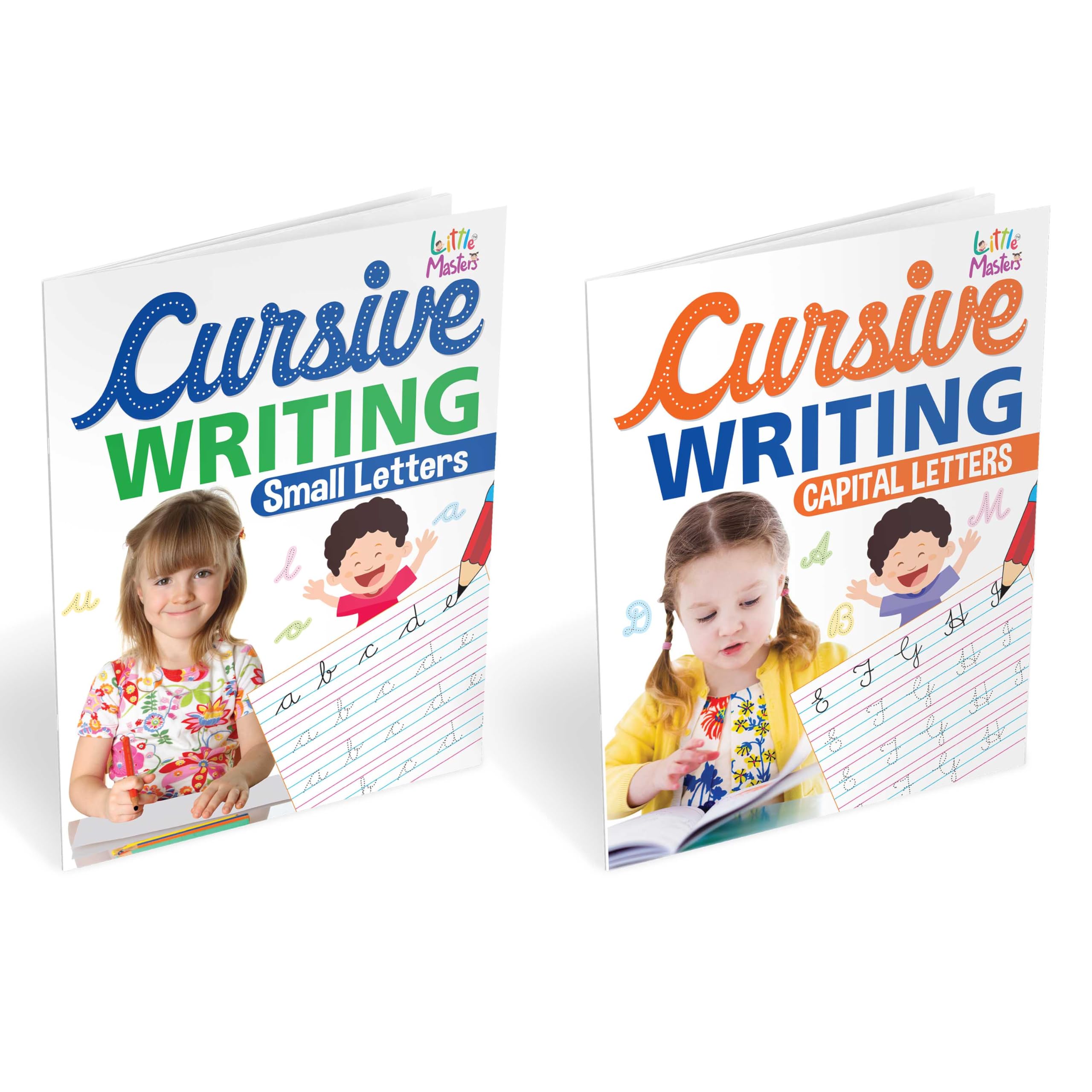 English Cursive Writing Books  Small Letters, Capital Letters, Joining Letters, Words For Age 46  Writing Books For Children 