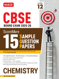 Mtg Cbse Class 12 Scoremore 15 Sample Papers Chemistry Book For 20252026 Board Exam | ChapterWise CompetencyBased Questions (