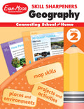 EvanMoor Skill Sharpeners: Geography, Grade 2 Activity Book  Supplemental AtHome Resource Geography Skills Workbook