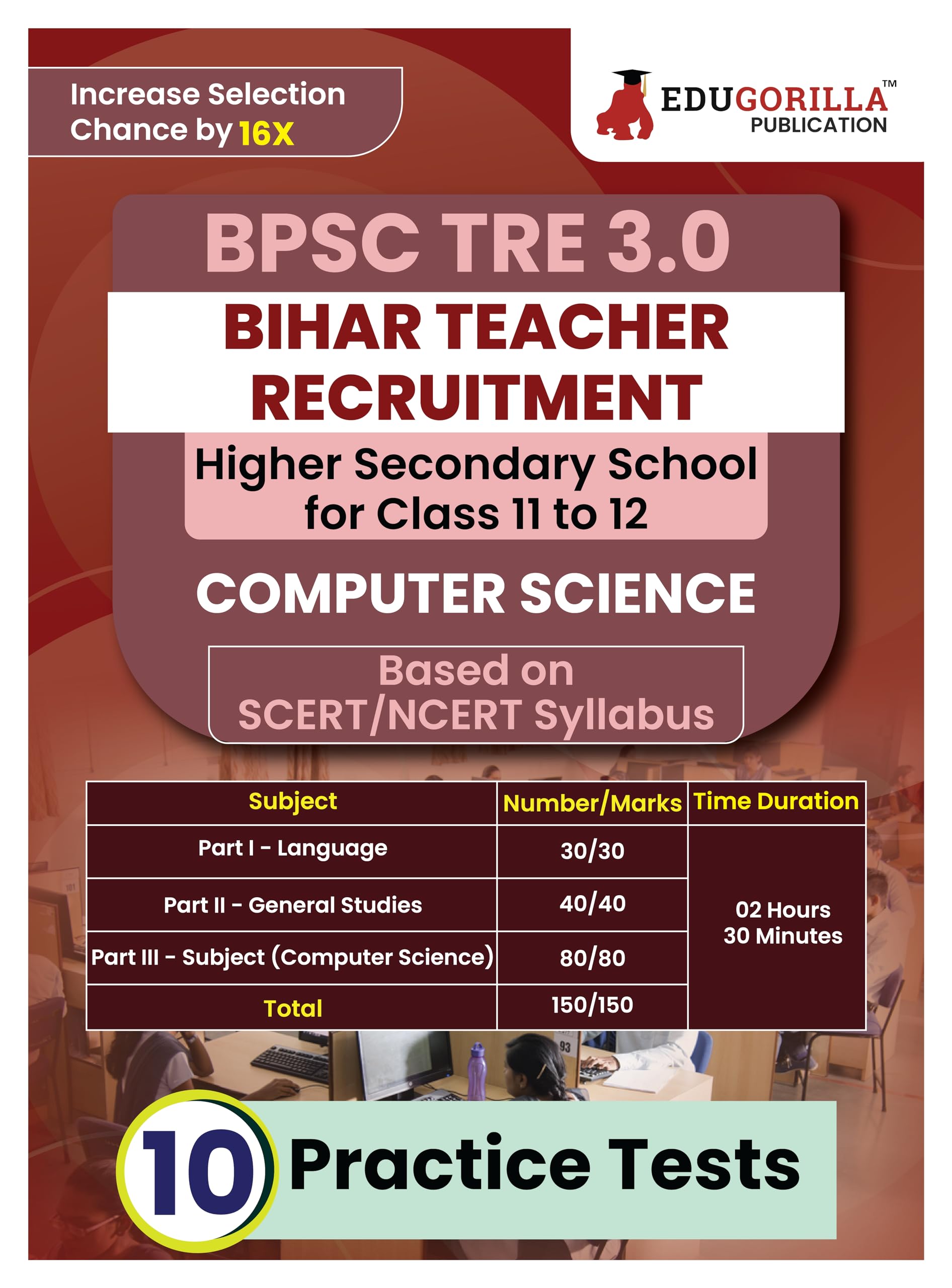 Bihar Higher Secondary School Teacher Computer Science Book 2024 (English Edition) | Bpsc Tre 2.0 For Class 1112 | 10 Practice 
