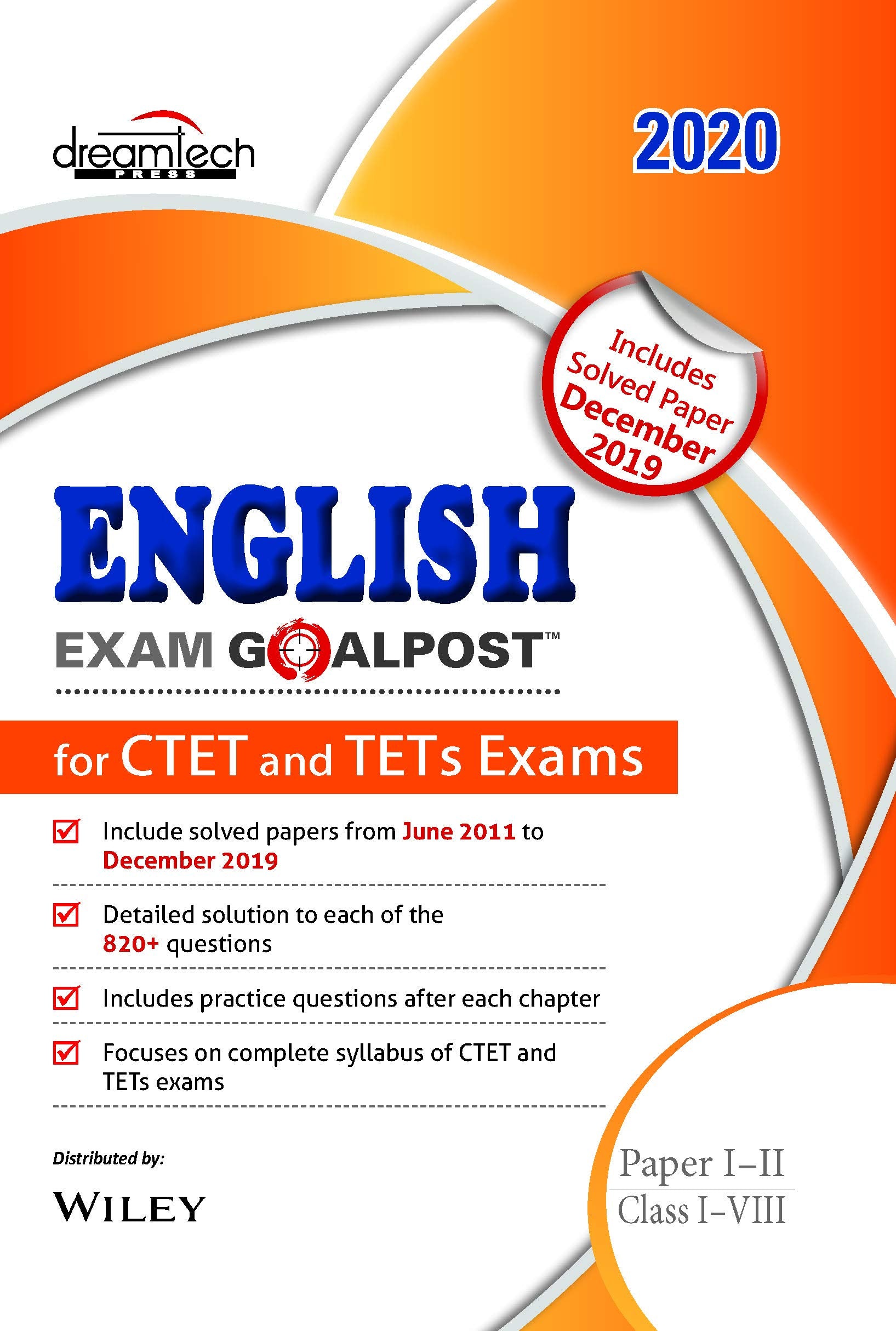 English Exam Goalpost For Ctet And Tets Exams, Paper IIi, Class IViii, 2020