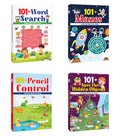 101+ Word Search, Mazes, Pencil Control and Spot the Hidden Objects Activity Book for Kids : Early Learning Activity Book, Educa