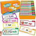 Shnmn 30Pcs Read And Rhyme Flip Books, Interesting Word Family Flip Books, Abc Vocabulary Cards, Sight Words Flash Cards Kinderg