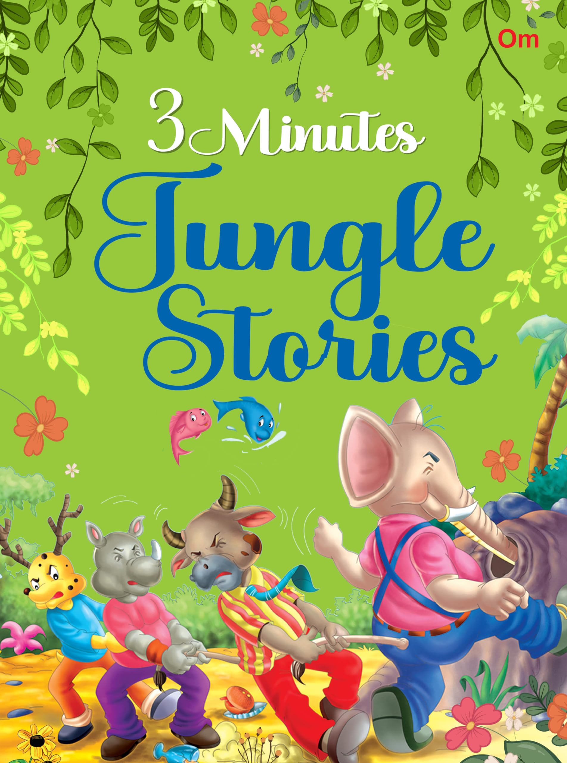3Mintute Jungle Tales| English Short fiction Story with colourful picture book for kids | illustrated 64 Moral, curiosity & adv