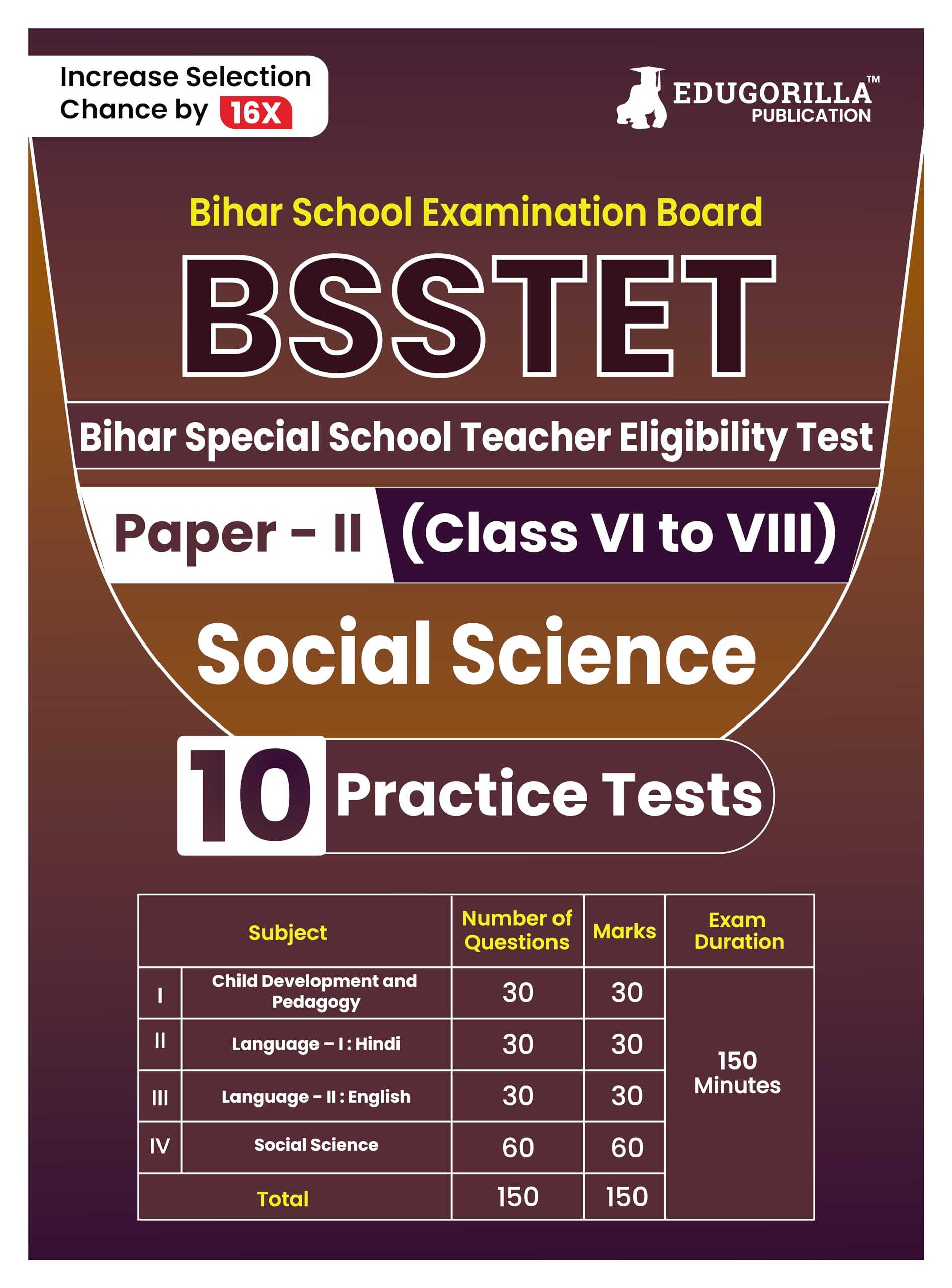 Bsstet Paper  Ii (Social Science) Exam Book 2024 (English Edition) | Bihar Special School Teacher Eligibility Test (Class Vi To