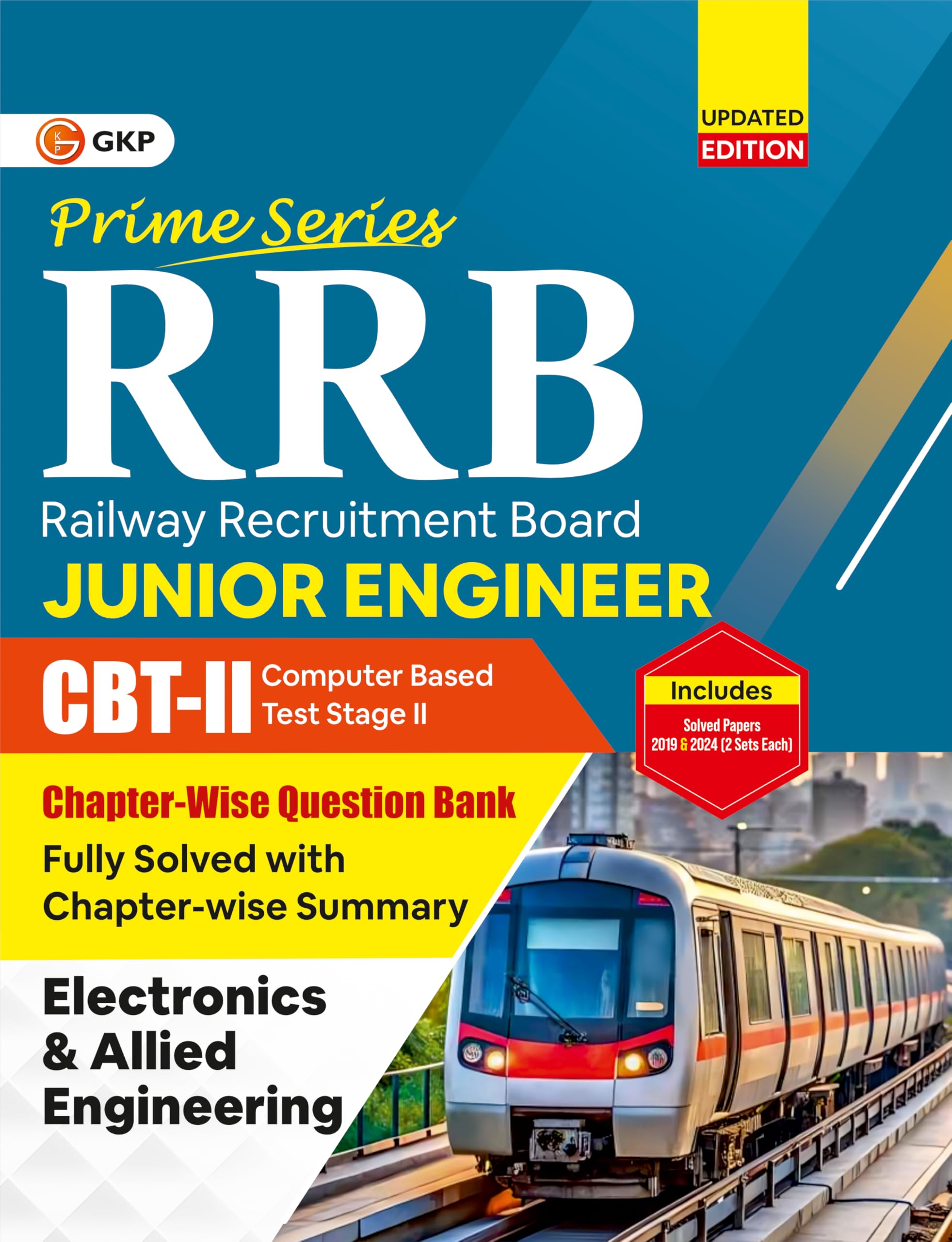 GKP RRB JE 202526 Question Bank  CBTII Chapterwise for Junior Engineer | Electronics & Allied Engineering | Covers Technical