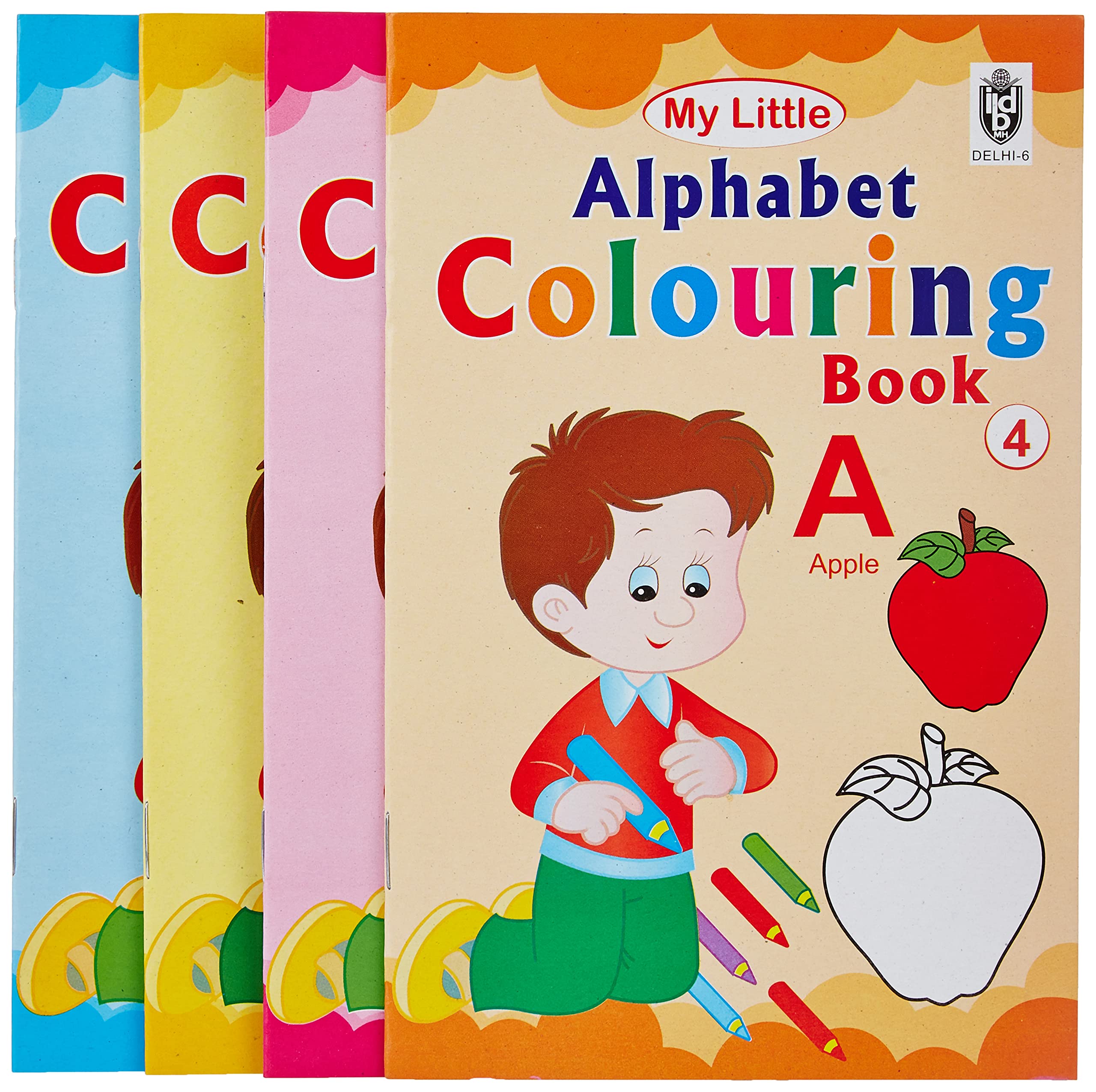 Set Of My Little Alphabet Colouring Book