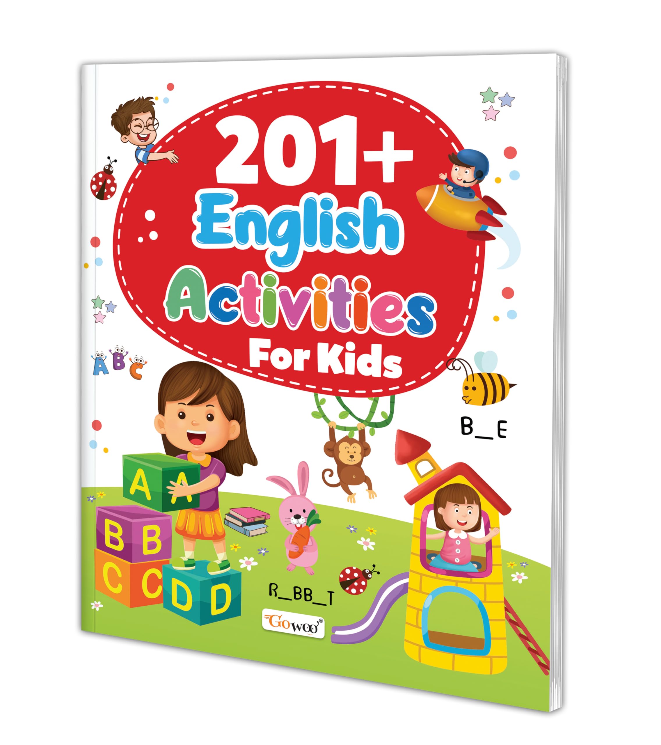 201+ English Activities For Kids : english activity book for kids, basic english activity book, fun filled english activity boo