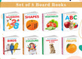 Toddlers Early Learning Library : 8 Book Set  ABC, Colours, Birds, Fruits, Farm Animals & Pets, Vegetables, Shapes and Number