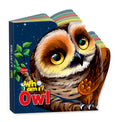 Sawan Presents Who Am I Owl | DieCut Shape BoardBook