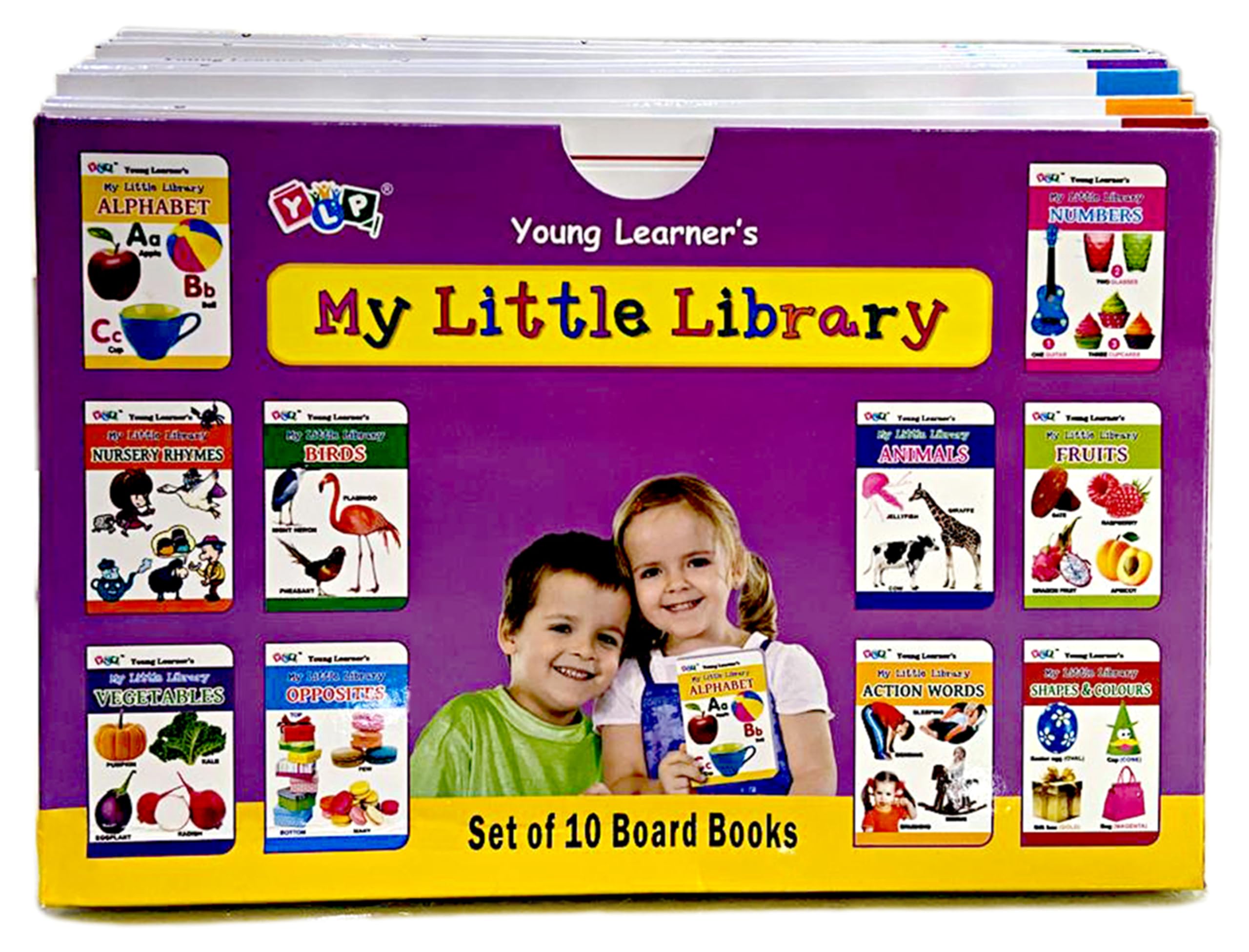 My Little Library (Pack Of 10 Books): Gift Box Set For Kids | Early Learning Books For Toddlers & PreSchoolers | Alphabet, Numb