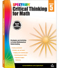 Spectrum 5th Grade Critical Thinking Math Workbooks, Ages 10 to 11, Grade 5 Critical Thinking Math, Critical Thinking, Fractions