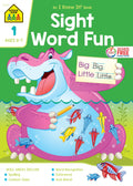 School Zone Sight Word Fun Workbook: 64 Pages, 1st Grade, Word Recognition, Spelling, Letter Sounds, Context Clues, Categorizing