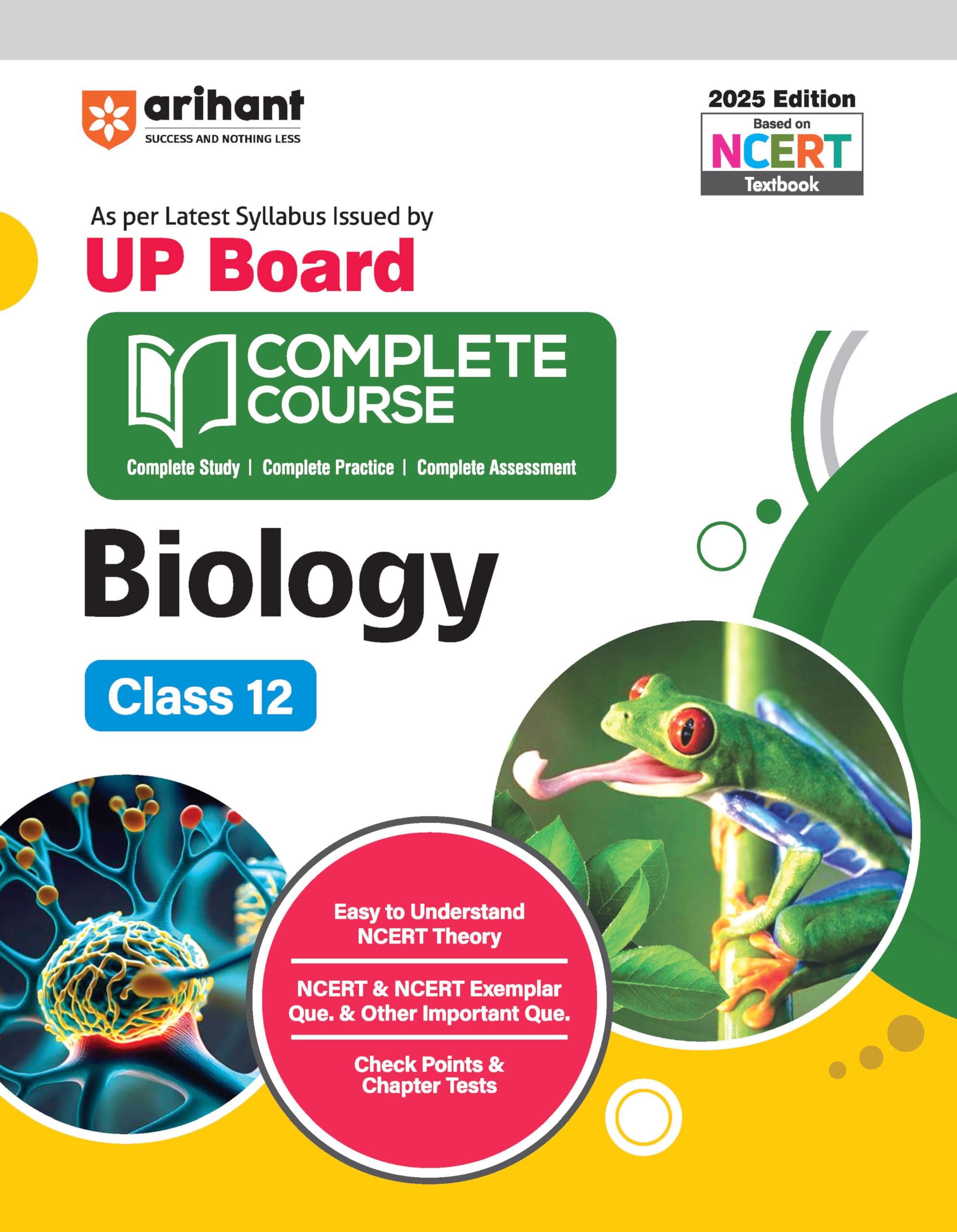 (Old Edition) Arihant UP Board Complete Course Biology Class 12th Exam 20252