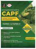 Drishti Capf (Acs) Examination (PaperI & PaperIi) | Armed Police Forces Exam Book