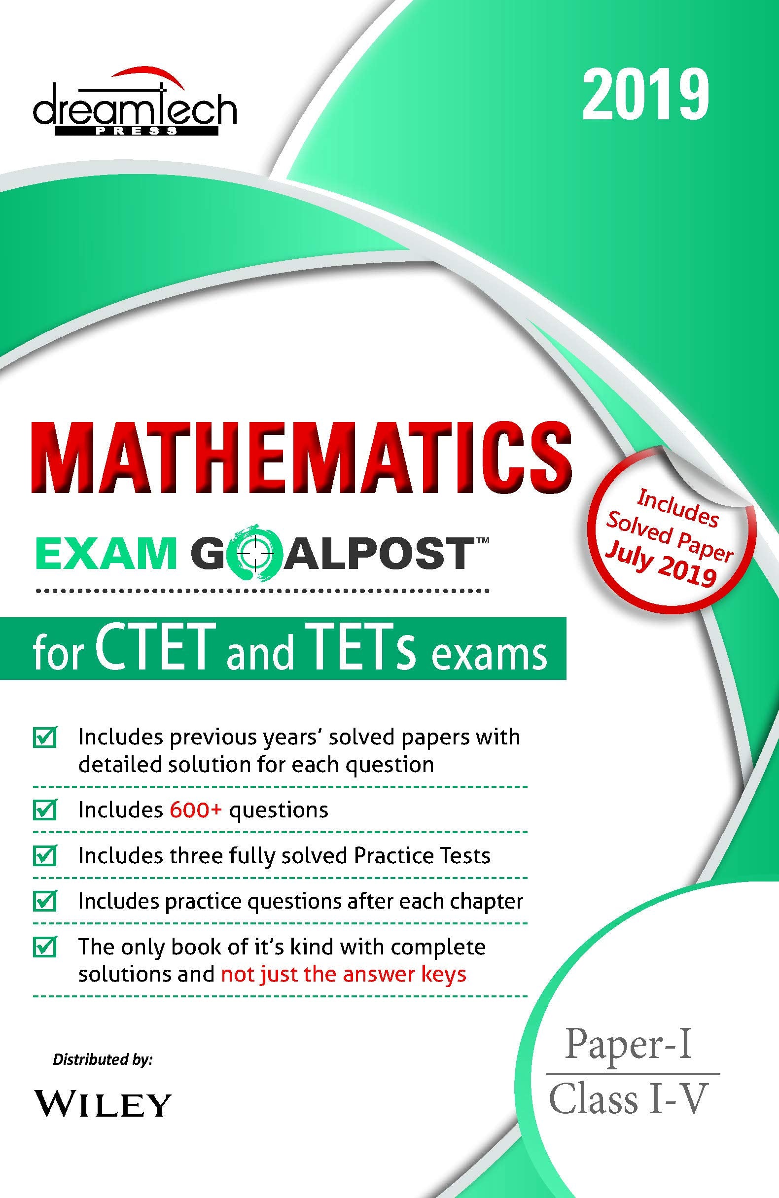 Mathematics Exam Goalpost For Ctet And Tets Exams, PaperI, Class IV, 2019